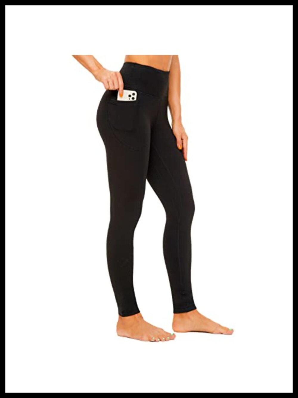 High Waisted Leggings Women Yoga Pants with Pockets Tummy Control